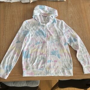 SO Kids Pastel Tie-Dye Zip Hoodie